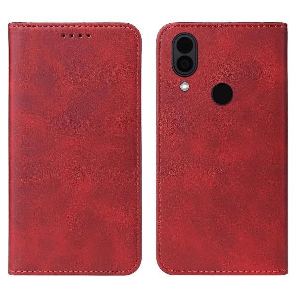 Magnetisk Læderetui til Cat S62 Pro Red