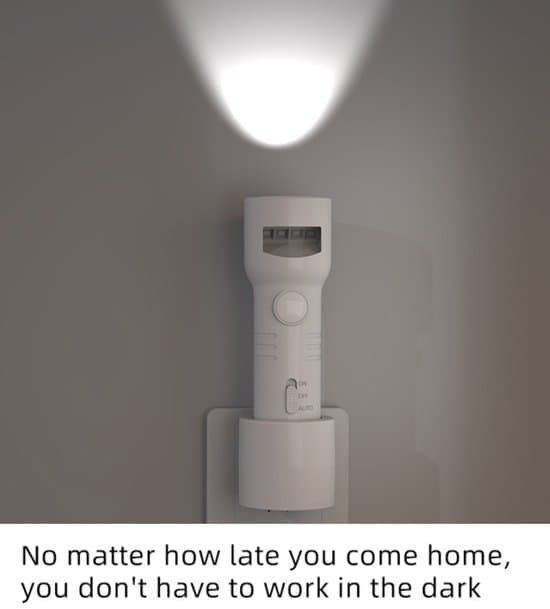 Night Light - Motion Sensor Night Light - Smart Bedside Lamp - Rechargeable Model Meets European Standards [Ho]
