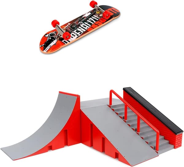 Finger Skateboard Ramp Kit - Mini Skate Park Kit Träning Accesso