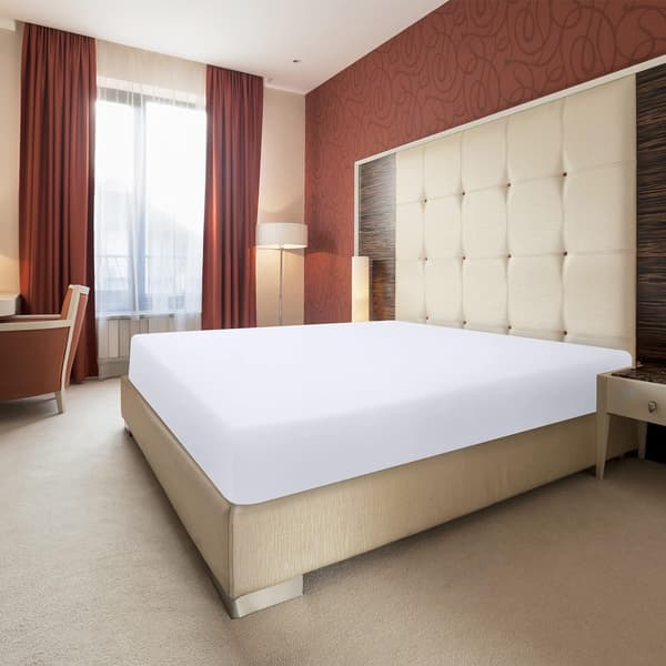 Fitted Sheet - White, 140 x 200 cm - 35 cm Corner for Thick Mattress - Brushed Microfiber Polyester 140*200+35cm 140*200+35cm