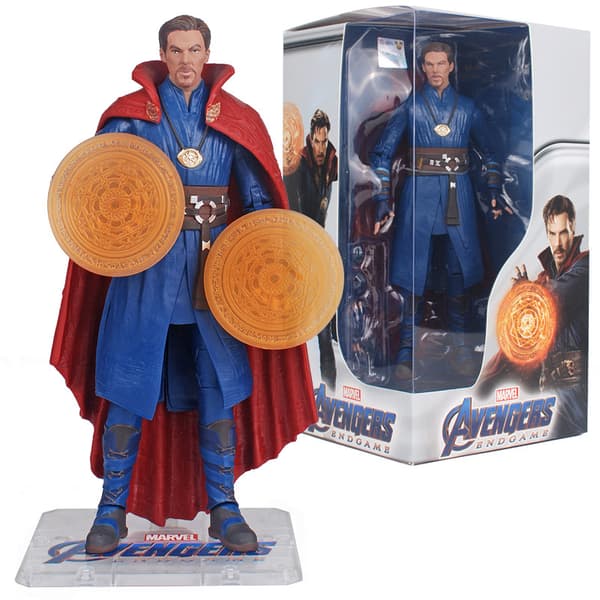 Medium-motion modell ekte stativversjon med utskiftbare hender Marvel-serien nye Avengers 4 actionfigur 1904-04 Brakettversjon av Thor 1904-04 Bracket version of Thor