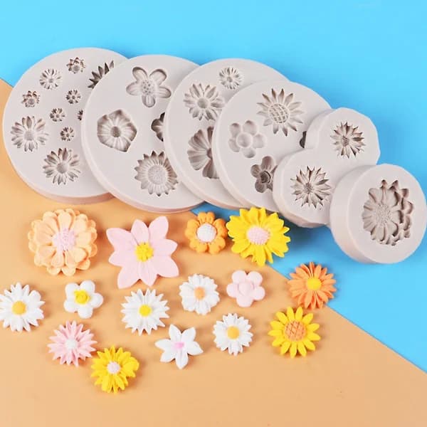Flower Silicone Mold Resin Casting Jewelry Making Craft Ho