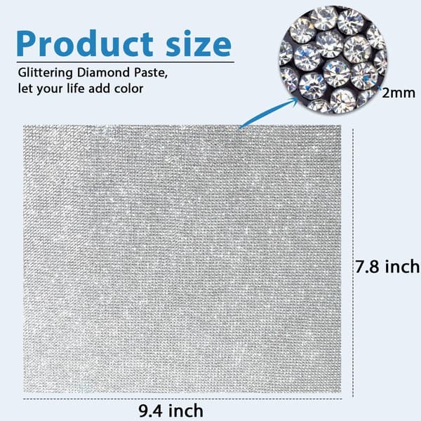 12000 Pieces Bling Bling Rhinestone Sheet Rhinestone Sticker DIY