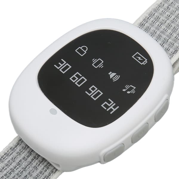 Wireless Bedwetting Alarm 4 Timing Music Vibration Bedwetting Sensor Clock for Children Elderly