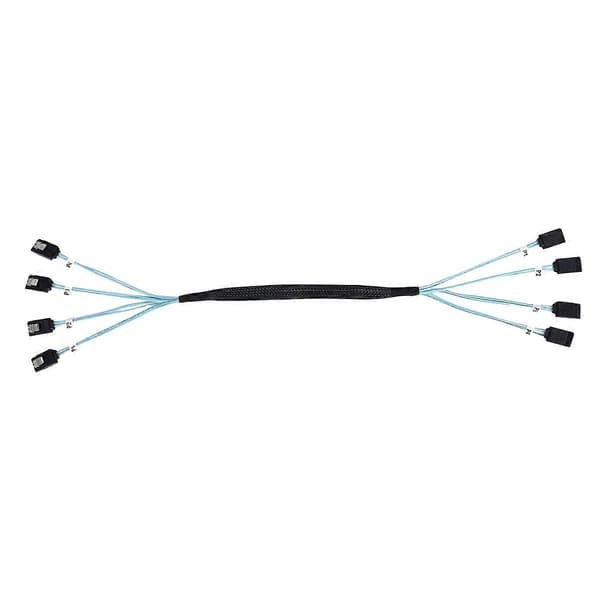 SAS-kabel Sata-kabel Høj Hastighed 6Gbps 4 Porte/Sæt Høj Kvalitet til Server 0,5 Meter