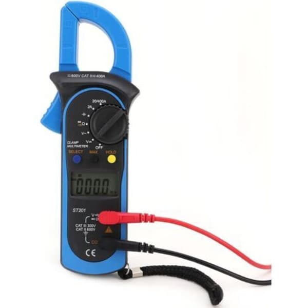 Automatic Digital Multimeter Clamp, Voltage, Resistance, and Diode Tester (Blue) (FMY)