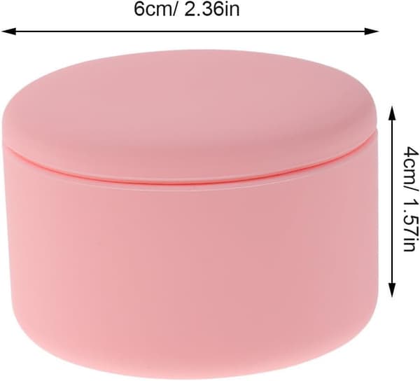 2 stk. silikone rejse makeup opbevaringskrukke ml til cremer og hudpleje