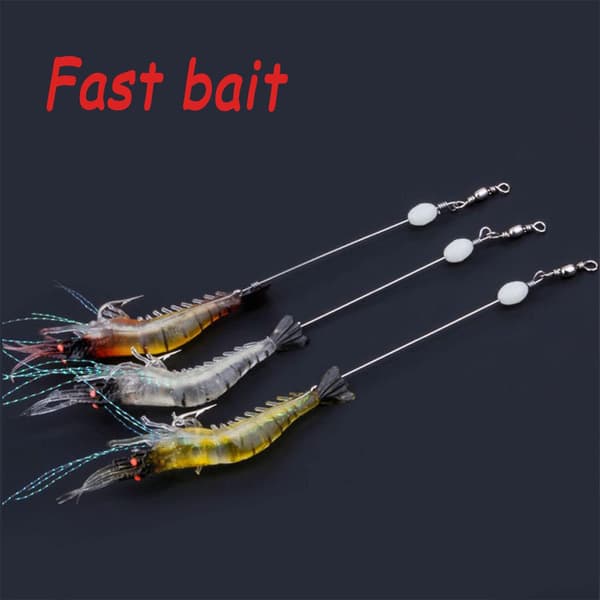 Fiskedrag, 6 konstgjorda maggotsformade drag, 9 cm / 6 g