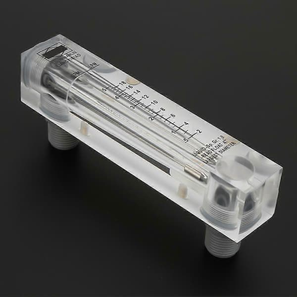 LZM-15 0.5-5GPM Ratt Panel Type Væskestrømsmåler Flowmåler Måling ZG1/4 \"