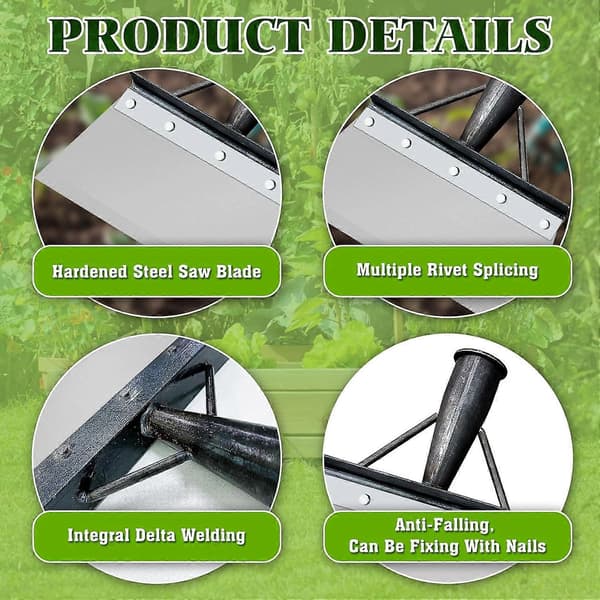 Multifunctional Cleaning Shovel Weeding Tool for Garden Multifunctional Garden Weeding Scraper for Weeds and Moss