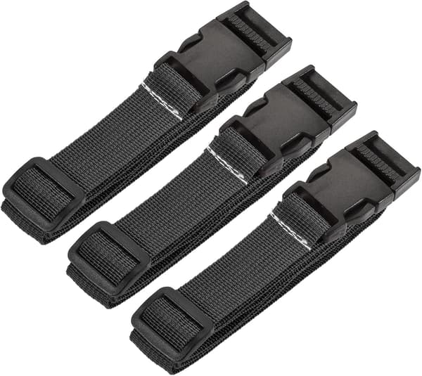 Pakke med 3 bruksstropper med spenne 1x40 polyester svart size_name 80mmx10mm