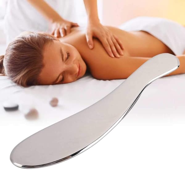 Rustfrit stål Gua Sha skrabningsmassage akupunktur massage skrabningsbræt muskel smertelindring