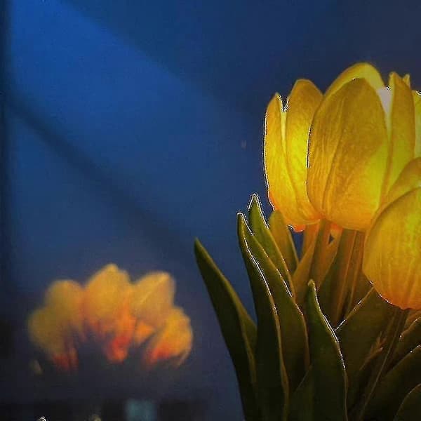 Kunstige tulipaner med LED-lys 20 stk 20Pcs