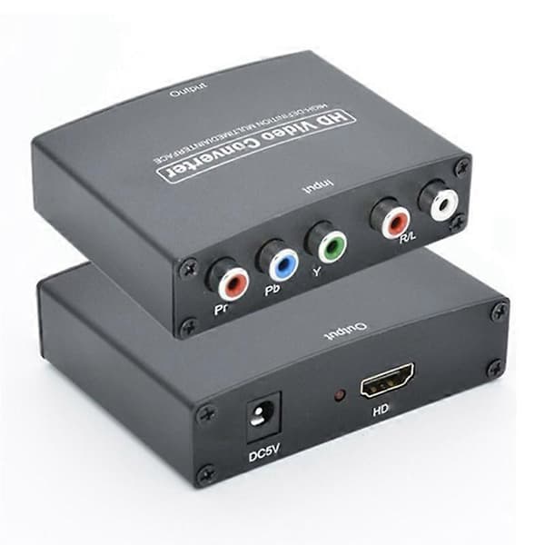 Ypbpr til HDMI-komponent til HDMI-kompatibel HD-omformer Ypbpr+L/R Lyd til HDMI-kompatibel omformer