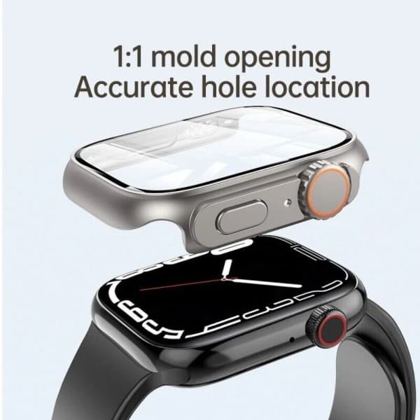 Switch til Ultra Case PC hærdet glas titanium 45MM-45MM 45MM-45MM titanium