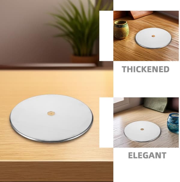 2 stk. induktionsspredeplade Induktionskomfur tilbehør 8.66x8.66x0.39 tommer