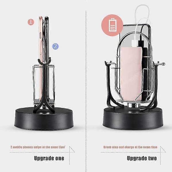 Double Phone Swing Device Automatic Shaker Pedometer Earns Mobile Phone Holder