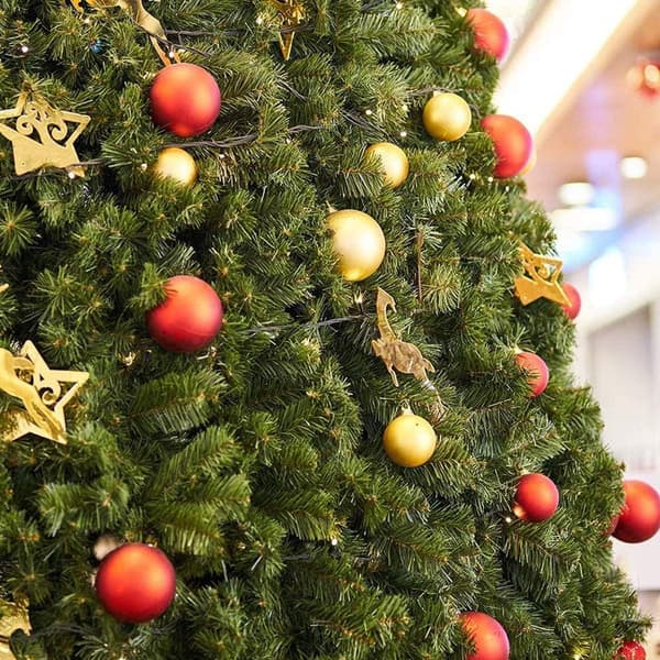 Pakke med 36 julekugler, brudsikre julepynt
