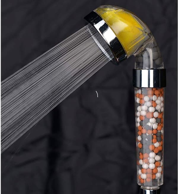 1 stk. Lemon Aroma Filter Brusehoved SPA Massage Brusehoved Mai