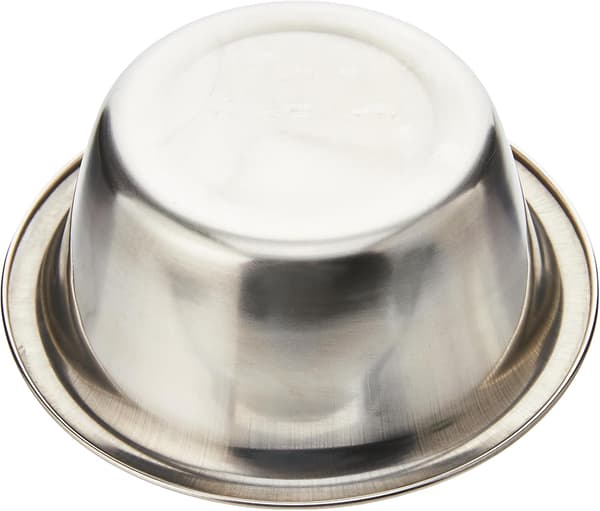 Rostfri husdjursskål, 11 cm