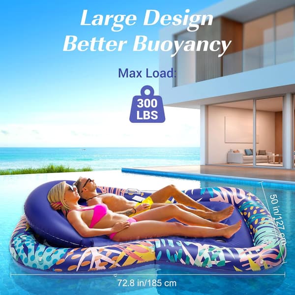 Inflatable Whale Pool Toy, Pool Toy with Cup Holder, Pool Toy