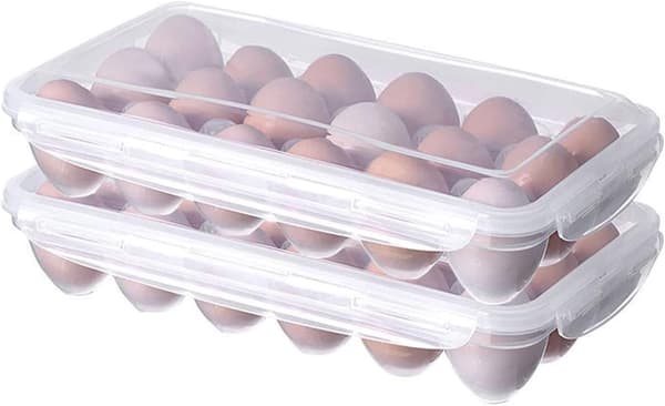 Eggbrett, Brett for Fylte Egg med Lokk Passer 18X2 Egg (36 Egg)