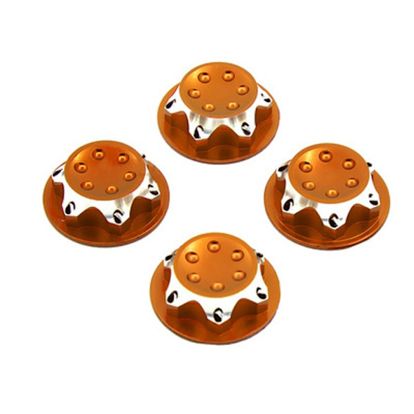 3 stk RC Bil 17mm Hex Hjulmutter Anti-Skli Støv Lås Mutter Adapter Kompatibel Off-Road Truck Hjul og Dekk Tilbehør Blå