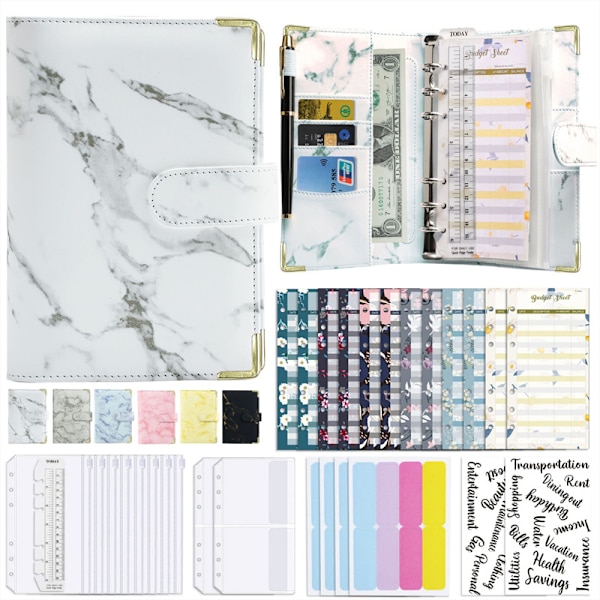 A6 Ring Binder with Budget Sheets - Budget Planner