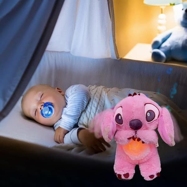 Stitch Beroligende Plyslegetøj, Afslappende Legetøj, til Børn Voksne Sovende - Pink