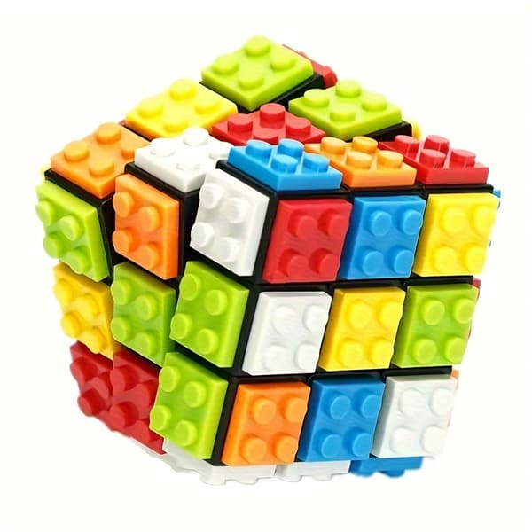3X3X3 Building Block Puzzle Cube, Disassemblable Professional Cube, Educational Toy Gift for Cube Enthusiasts. 1pc 1pc
