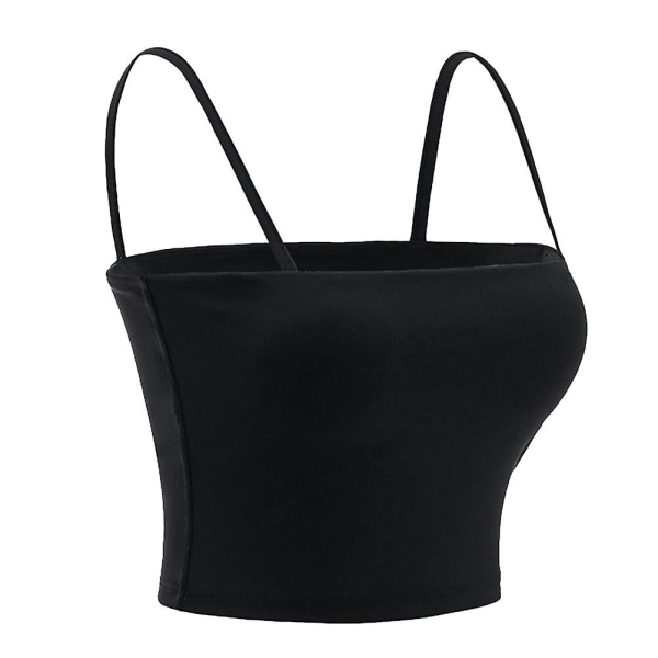 Strap Underwear Fashion Woman Bra Fashion Fitness Vest For Yoga Vest Running Sports (black, Size M)B