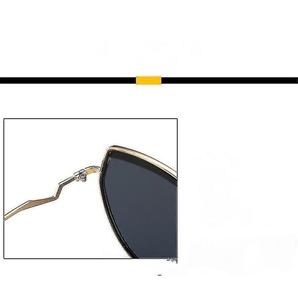 Retro fyrkantiga pilotsolglasögon för kvinnor män, stor båge 70-talet Uv400  skyddssolglasögon-blå 9774 | Fyndiq