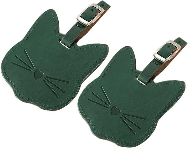 2 STK Kuffertmærke, Kufferter Kuffertmærker, Katte Type Su