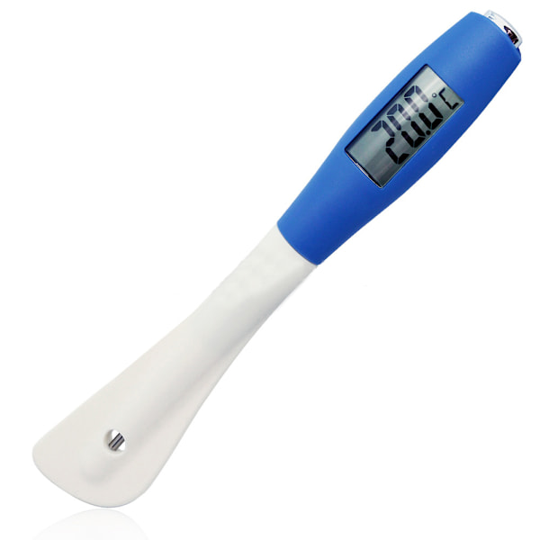 Digital Spatel Mattermometer - Blått og Hvitt Design