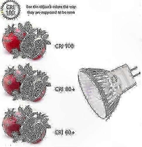 MR11 Halogen Lamps, 20W 12V GU4 Warm White Spotlights, 6-pack
