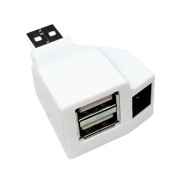 USB Hub Adapter Konverter Lader 2 Porter For PC Datamaskin Videokameraer Tilbehør USB 2.0 Splitter Hub 2 USB2.0 Porter