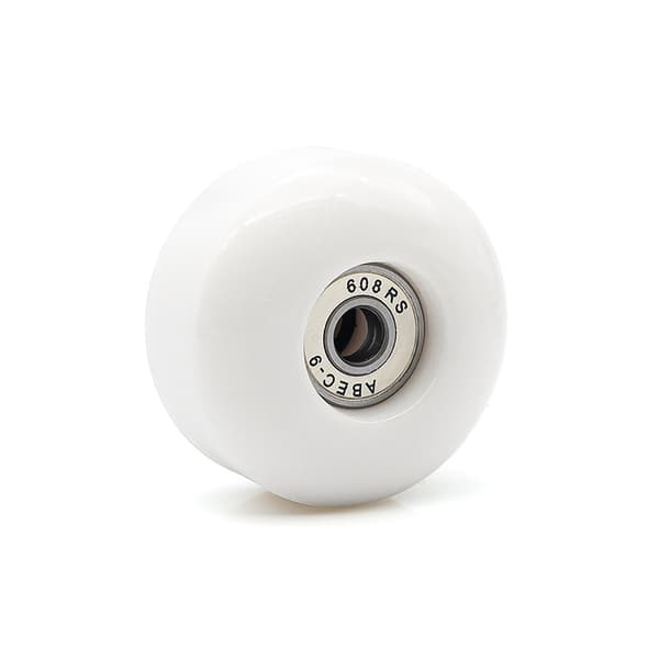 52mm Skateboardhjul, 2 stk. Elastiske PU 80% Erstatningshjul med Kuglelejer til Skateboard Cruising Skateboard
