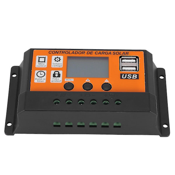 100A MPPT Solpanelregulator Opladningsstyring Autofokussporing