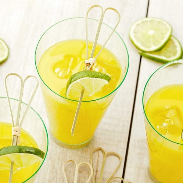 Cocktailtikut Hammastikut Juhlatarvikkeet Bambu Solmu Vartaat