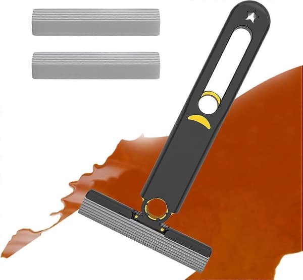 Bärbar Handmopp - Handmopp för Enkel Kemtvätt, Mini Bärbar Mopp för Badrum