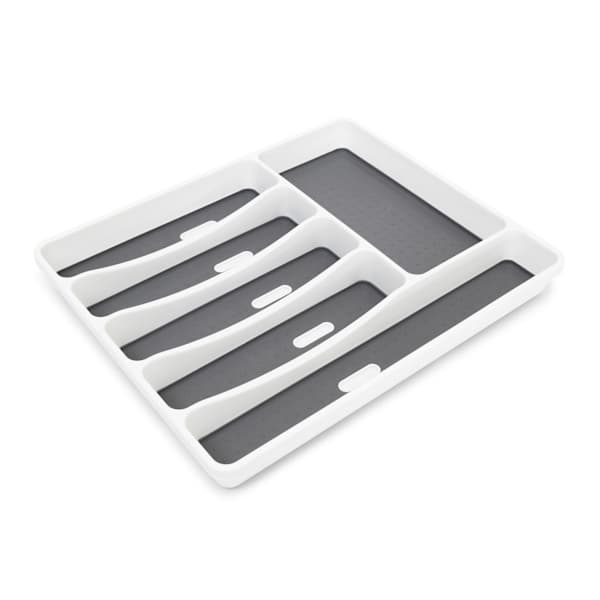 Cutlery tray insert, white, 4.5 x 32 x 40 cm