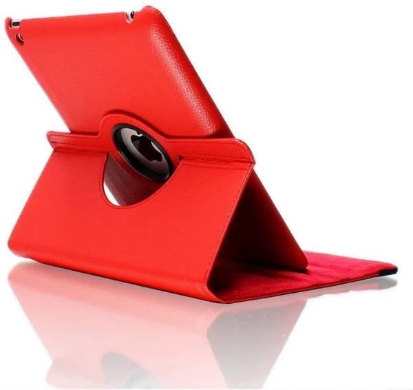 Suitable for Apple Ipad Air case - Red - suitable for Apple iPad Air | Apple iPad 5 9.7 (2017) | Apple iPad 6 9.7 (2018) | Book Case Artificial Leather