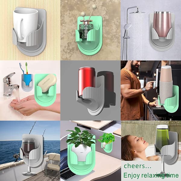 Vinglassholder, tumblerholder, silikonkrussholder