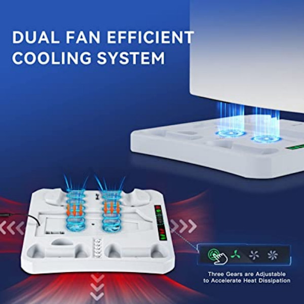 PS VR2 & PS5 laddstation kylställ Vit Vit White