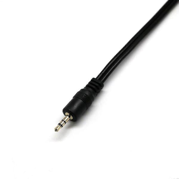 5 m lydkabel 3,5 mm jack til RCA-stik RCA-stik RCA til AUX-stik