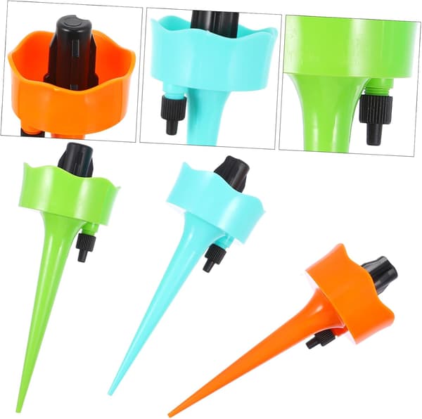 Adjustable Automatic Watering Drippers for Garden and Potted Plants, Sturdy Lawn Watering Spikes, Precise Watering