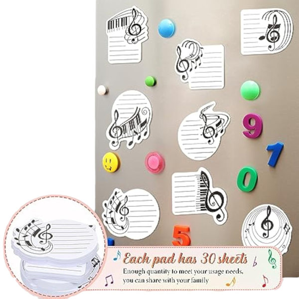 Creative Music Note Sticky Notes