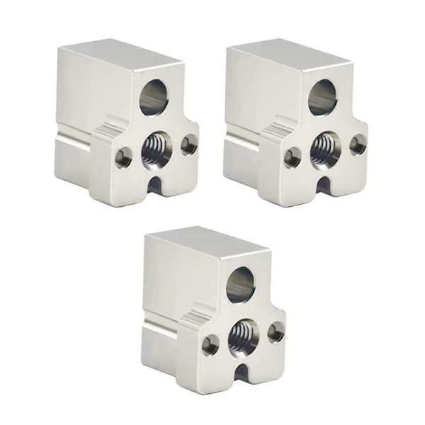 CR10 Plated Copper Heating Block for 3D Printer Parts, Large Flow 3pcs18