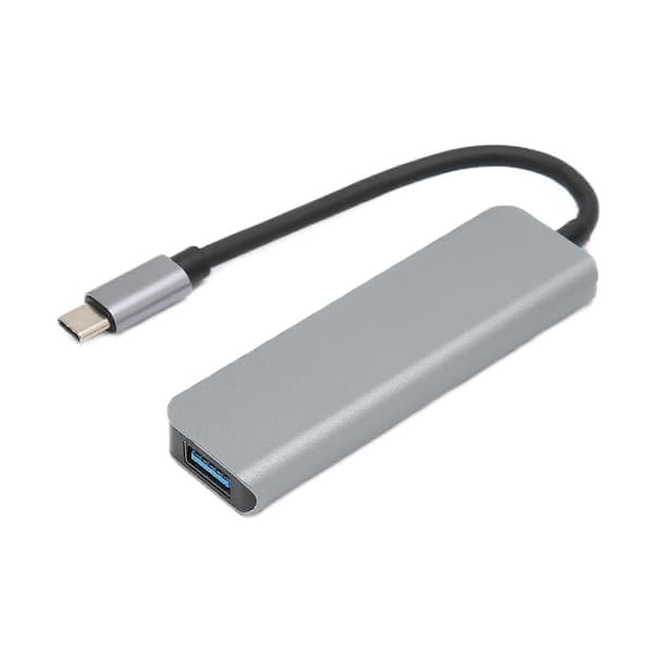 Ekspansjonsdokk Multifunksjonell Mini Aluminiumlegering 4 I 1 Multi Splitter Dokkingstasjon for Bærbare Datamaskiner