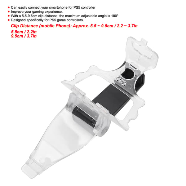 Mobiltelefonholder til PS5 Gamepad-controller Smartphone-stativ Spiltilbehør